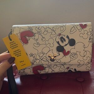 Aldo Disney Mickey & Minnie Patterned Clutch